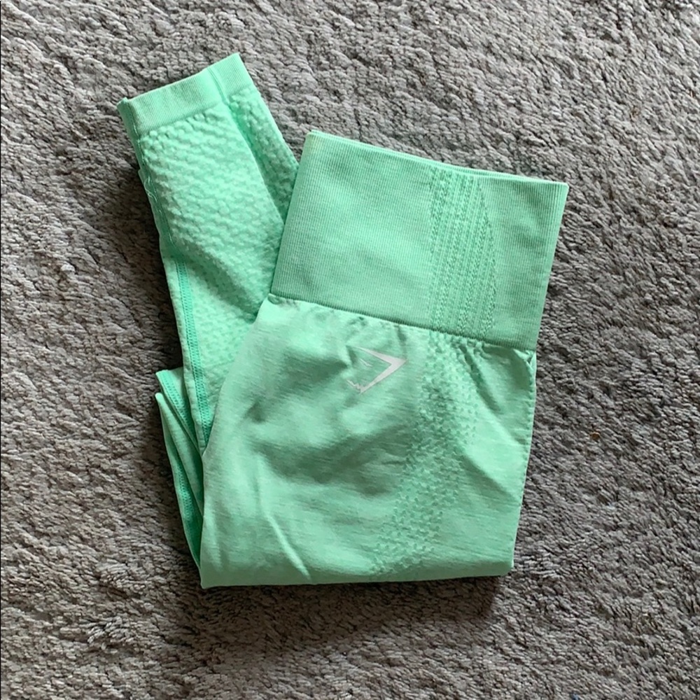 Gymshark Seamless Leggings - Mint Green size small